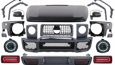 Bodykit 2018 G63 B-dizajn / Mercedes G-klasa W463 (2008-2017), CBMBW463BR