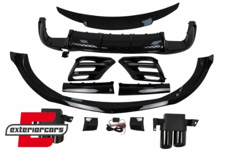 Bodykit AERO dizajn (piano crna) / Mercedes S-klasa W223 limuzina Sport Line (2020-), CBMBW223BACN