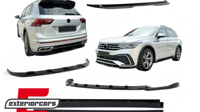 Bodykit Aero dizajn (piano crna) / VW Tiguan II Mk2 R / R Line Facelift (2020-2023), COCBVWTIRLAERO