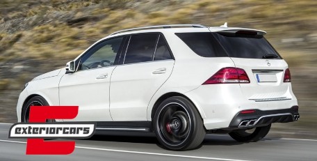 Bodykit AMG dizajn (crna/chrome) / Mercedes GLE W166 SUV (2015-2018), CBMBGLEW166BCC