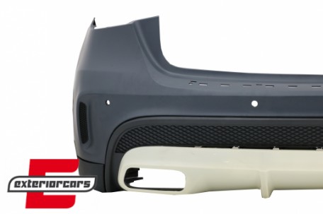 Bodykit & bočne stepenice GLA45 AMG dizajn / Mercedes GLA X156 (2014-2016), COCBMBX156AMGRB