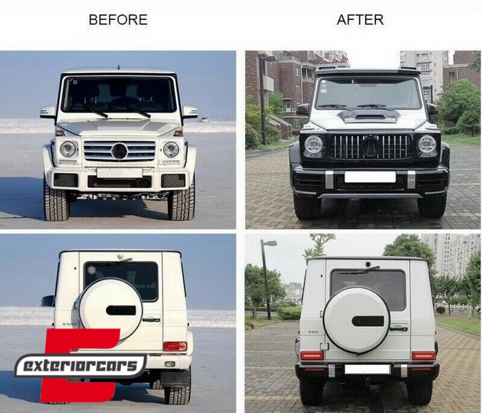 Bodykit G63 AMG 2018 dizajn / Mercedes G-klasa W463 (2008-2017), CBMBW463AMGNL