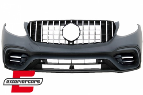 Bodykit GLC63 AMG dizajn & bočne stepenice / Mercedes GLC SUV X253 (2015-07.2019), COCBMBGLCX253AMGRR