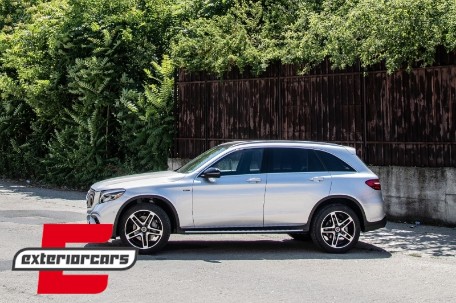 Bodykit GLC63 AMG dizajn & bočne stepenice / Mercedes GLC SUV X253 (2015-07.2019), COCBMBGLCX253AMGRR