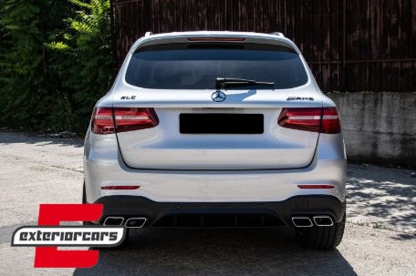 Bodykit GLC63 AMG dizajn & bočne stepenice / Mercedes GLC SUV X253 (2015-07.2019), COCBMBGLCX253AMGRR