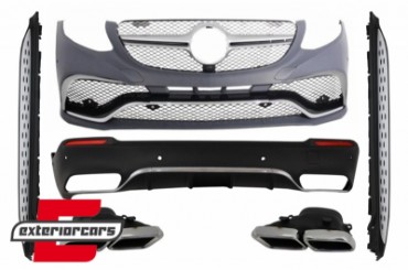 Bodykit GLC63 AMG dizajn & bočne stepenice / Mercedes GLC SUV X253 (2015-07.2019), COCBMBGLCX253RR