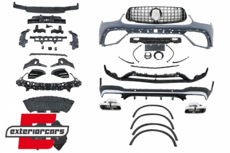 Bodykit GLC63 AMG dizajn / Mercedes GLC SUV Facelift X253 (2020-2022), CBMBGLCX253FAMG