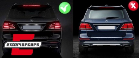 Bodykit GLE63 AMG dizajn / Mercedes GLE W166 SUV (2015-2018), CBMBGLEW166