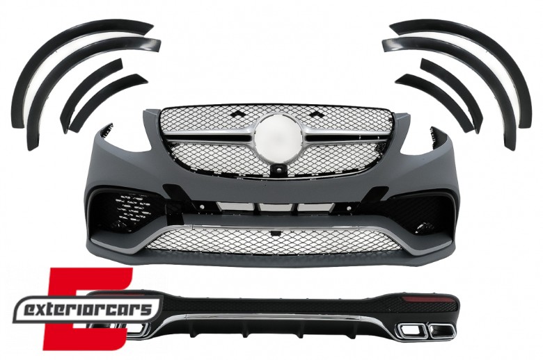 Bodykit GLE63 AMG dizajn / Mercedes GLE W166 SUV (2015-2018), CBMBGLEW166BS