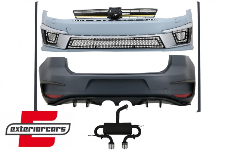 Bodykit & ispušni sustav R400 dizajn / VW Golf 7 VII 5G1 (2012-2017), COCBVWG7R400ESH