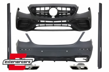 Bodykit & nastavci auspuha E63 AMG dizajn / Mercedes E-klasa W213 (2016-2019), COCBMBW213AMGCBE63S