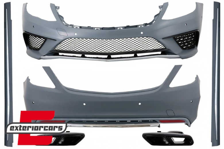 Bodykit & nastavci auspuha S63 AMG dizajn / Mercedes S-klasa W222 (2013-06.2017), COCBMBW222AMGS65TYB
