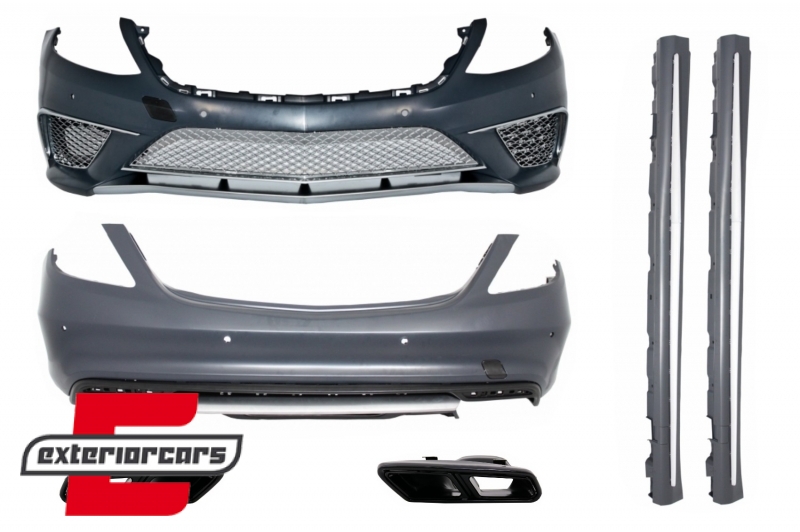 Bodykit & nastavci auspuha S65 AMG dizajn / Mercedes Benz W222 S-klasa (2013-06.2017), COCBMBW222AMGS65W222B