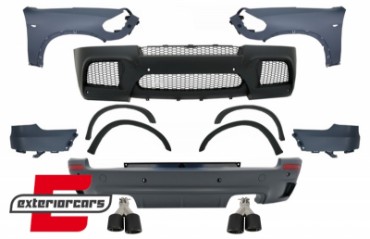 Bodykit & prednji blatobrani & nastavci auspuha X5M M-dizajn / BMW X5 E70 (2007-2013), COCBBME70MFFGJET24