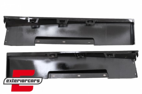 Bodykit prednji lip & difuzor zraka (piano crna) / Mercedes S-klasa W222 Facelift S65 S63 (07.2017-08.2020), CBMBW222S63FB