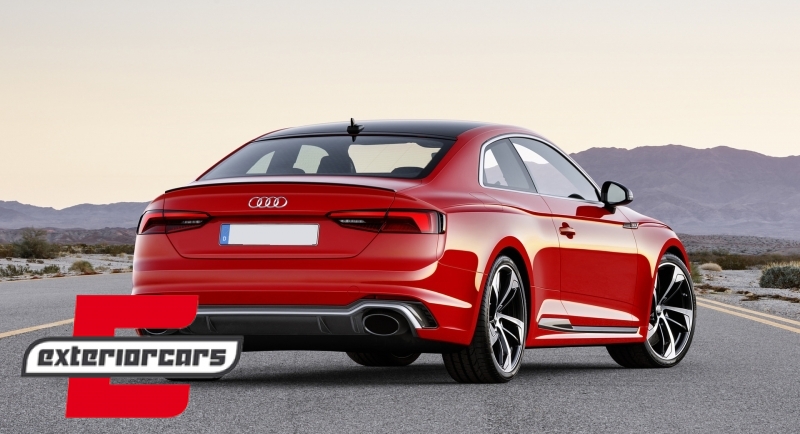 Bodykit Quattro RS5 dizajn (PDC) / Audi A5 F5 Sportback (2017-2019), COCBAUA5F5RSS