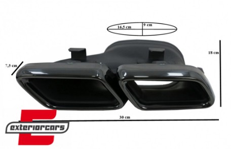 Bodykit S63 AMG dizajn (crna) / Mercedes S-klasa Coupe C217 Sport Line (2015-2021), CBMBC217S63B