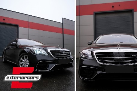 Bodykit S63 AMG dizajn / Mercedes S-klasa W222 Facelift (2013-08.2020), CBMBW222AMGS63F