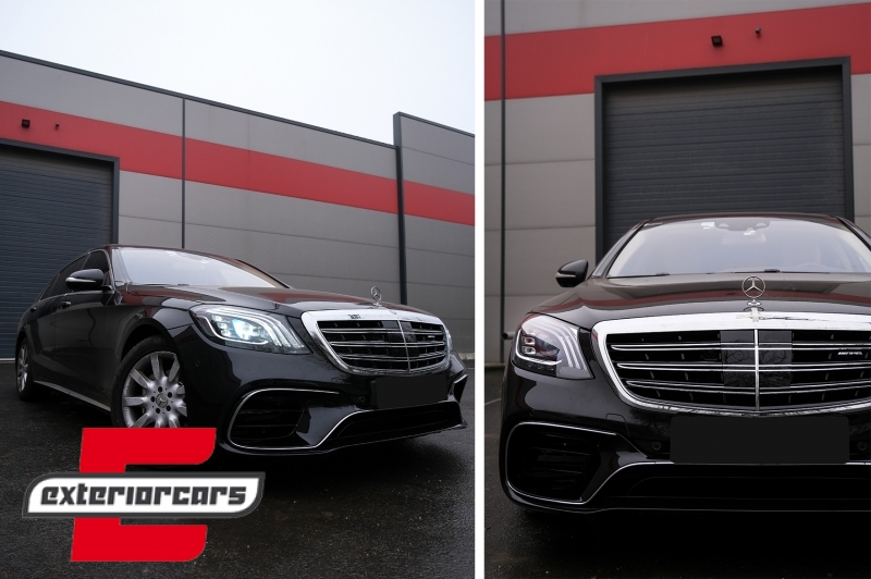 Bodykit S63 AMG dizajn / Mercedes S-klasa W222 Facelift (2013-08.2020), CBMBW222AMGS63F