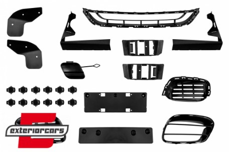 Bodykit S63 AMG Facelift dizajn / Mercedes S-klasa W222 Facelift (2013-08.2020), CBMBW222AMGS63FAP