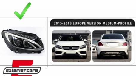 Bodykit za nadogradnju u C klasa W206 C63 AMG dizajn / Mercedes C-klasa W205 (2014-2018), CBMBW205NL