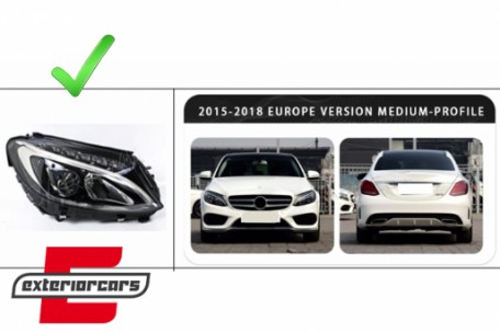 Bodykit za nadogradnju u C klasa W206 C63 AMG dizajn / Mercedes C-klasa W205 (2014-2018), CBMBW205NL