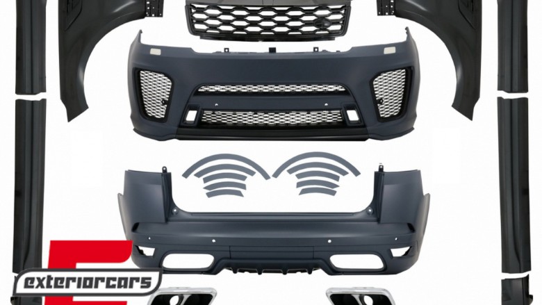 Bodykit za pretvorbu u 2019 SVR dizajn / Range Rover Sport L494 (2013-2017), CBRRSL494SVRFL