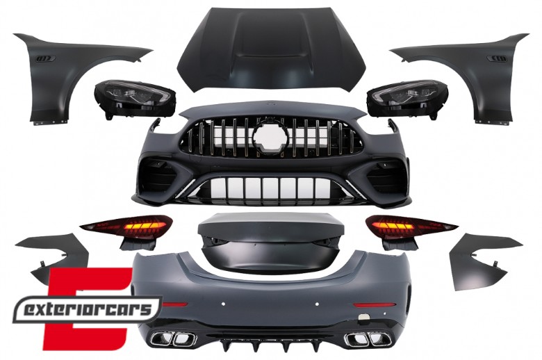 Bodykit za pretvorbu u C-klasa W206 C63 AMG dizajn / Mercedes C-klasa W205 Facelift (2018-2021), CBMBW205FNL