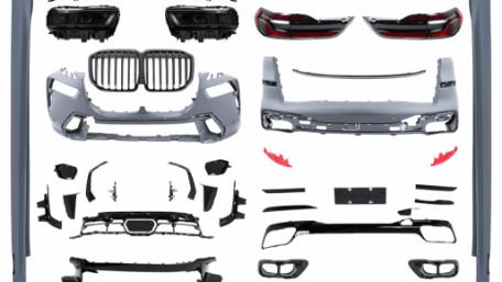 Bodykit za pretvorbu u G07 LCI 2023 M dizajn / BMW X7 G07 (2018-2022), CBBMG07X7NL