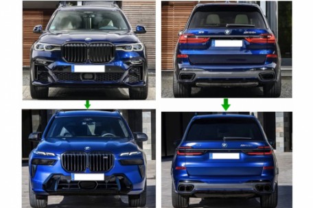 Bodykit za pretvorbu u G07 LCI 2023 M dizajn / BMW X7 G07 (2018-2022), CBBMG07X7NL