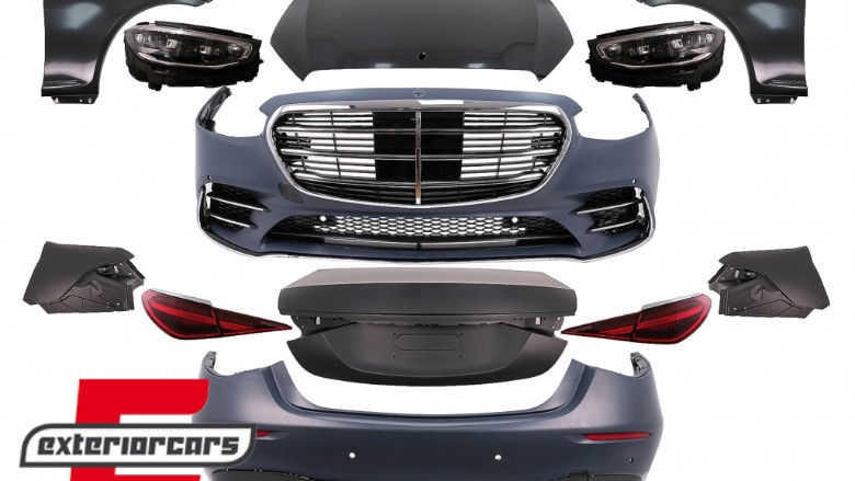 Bodykit za pretvorbu u W223 S450 dizajn / Mercedes S-klasa W221 (2005-2013), CBMBW221NLS63