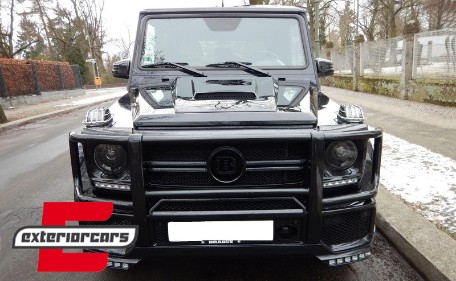BullBar G63 G65 AMG B-dizajn (crna) / Mercedes G-klasa W463 (1989-2018), BBMBW463BB