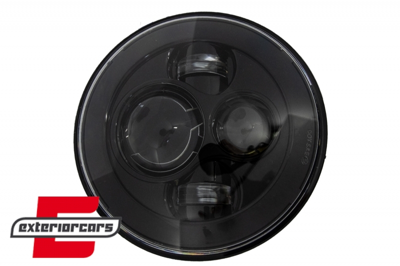 CREE LED prednji farovi 7inch (crna) / Jeep Wrangler JK TJ LJ Land ROVER Defender Mercedes W463, HLU7INCHLYA