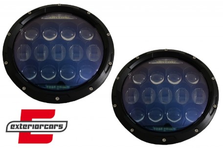 CREE LED prednji farovi Amber Halo DRL 7 Inch / Jeep Wrangler TJ & JK (1997-2018), HLU7INCHLN1