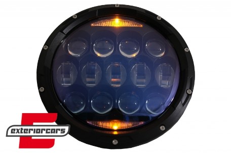 CREE LED prednji farovi Amber Halo DRL 7 Inch / Jeep Wrangler TJ & JK (1997-2018), HLU7INCHLN1