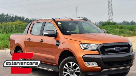 Dekorativni krovni nosači (aluminij) / Ford Ranger T6 T7 T8 Double Cabin (2012-2020), RRFRANT6