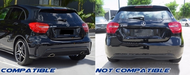 Difuzor zraka A45 AMG Facelift dizajn (Carbon) / MERCEDES A-klasa W176 (2013-2018), RDMBW176FFCF