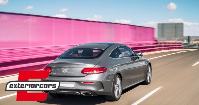 Difuzor zraka C63 AMG dizajn / Mercedes C-klasa C205 A205 Coupe Cabrio (2014-2019), RDMBC205C63