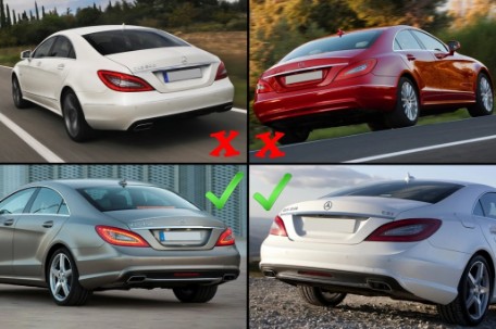 Difuzor zraka CLS63 AMG dizajn / Mercedes CLS limuzina W218 AMG Sport Line (2011-2018), RDMBW218AP