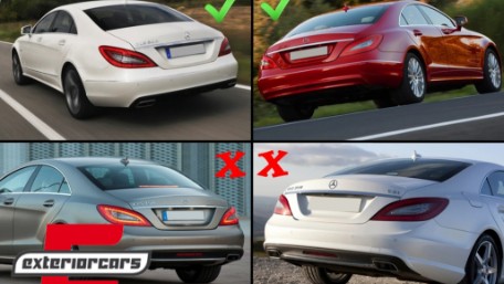 Difuzor zraka CLS63 AMG dizajn / Mercedes CLS limuzina W218 Standard (2012-2017), RDMBW218NAMG