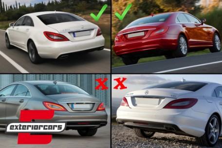 Difuzor zraka CLS63 AMG dizajn / Mercedes CLS limuzina W218 Standard (2012-2017), RDMBW218NAMG