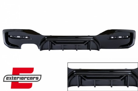 Difuzor zraka Competition dizajn (piano crna/carbon) / BMW serije 1 F20 F21 LCI (2015-06.2019), RDBMF20MCPBMC