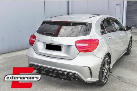Difuzor zraka Facelift A45 AMG dizajn (piano crna) / Mercedes A-klasa W176 (2012-2018), RDMBW176F