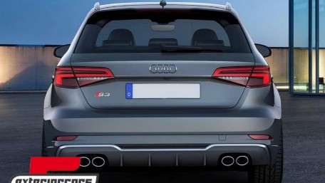 Difuzor zraka & ispušni sustav S3 dizajn / Audi A3 8V Facelift Hatchback Sportback (2016-2019), CORDAUA38VFHSES