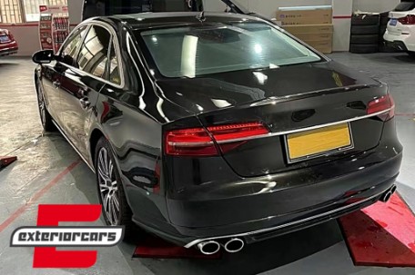 Difuzor zraka & ispušni sustav S8 dizajn / Audi A8 D4 Facelift (2015-2017), RDAUA8D4S8
