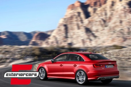 Difuzor zraka & kompletni ispušni sustav S3 dizajn / Audi A3 8V limuzina (2012-2015), CORDAUA38VS