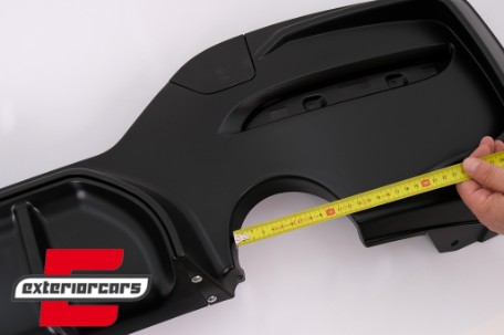 Difuzor zraka M-Performance dizajn (mat crna) / BMW serije 1 F20 F21 LCI (2015-06.2019), RDBMF20MPDSOMB