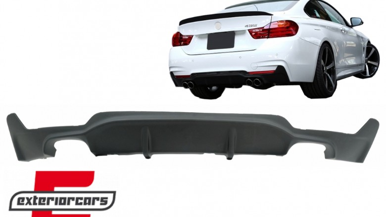 Difuzor zraka M-Performance dizajn (mat crna) / BMW serije 4 F32 F33 F36 (2013-2019), RDBMF32MPDO