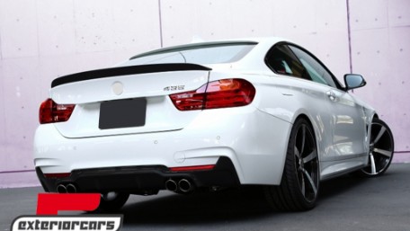Difuzor zraka M-Performance dizajn (mat crna) / BMW serije 4 F32 F33 F36 (2013-2019), RDBMF32MPDO