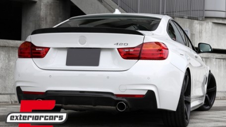 Difuzor zraka M-Performance dizajn (mat crna) / BMW serije 4 F32 F33 F36 (2013-2019), RDBMF32MPDSO